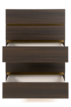   Dark Eucalyptus 5-Drawer Chest | Oroa.com