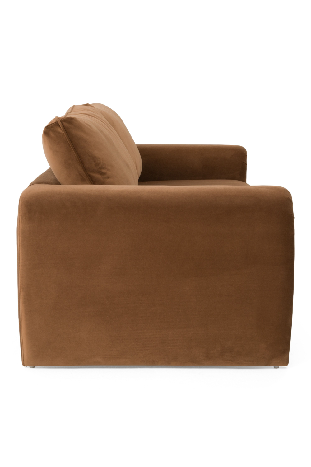   Brown Velvet Sofa | Oroa.com