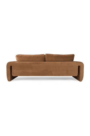   Brown Velvet Sofa | Oroa.com