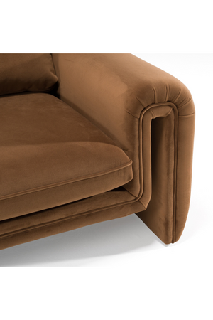   Brown Velvet Sofa | Oroa.com