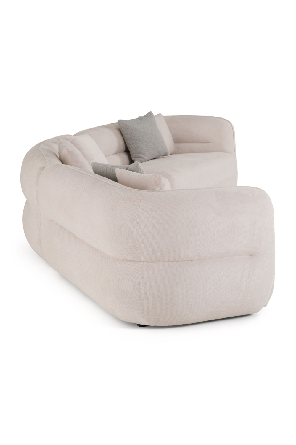   White Curved Sectional Sofa | Oroa.com
