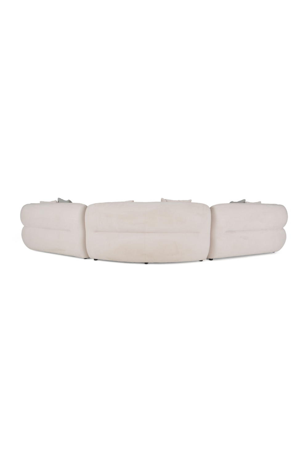   White Curved Sectional Sofa | Oroa.com