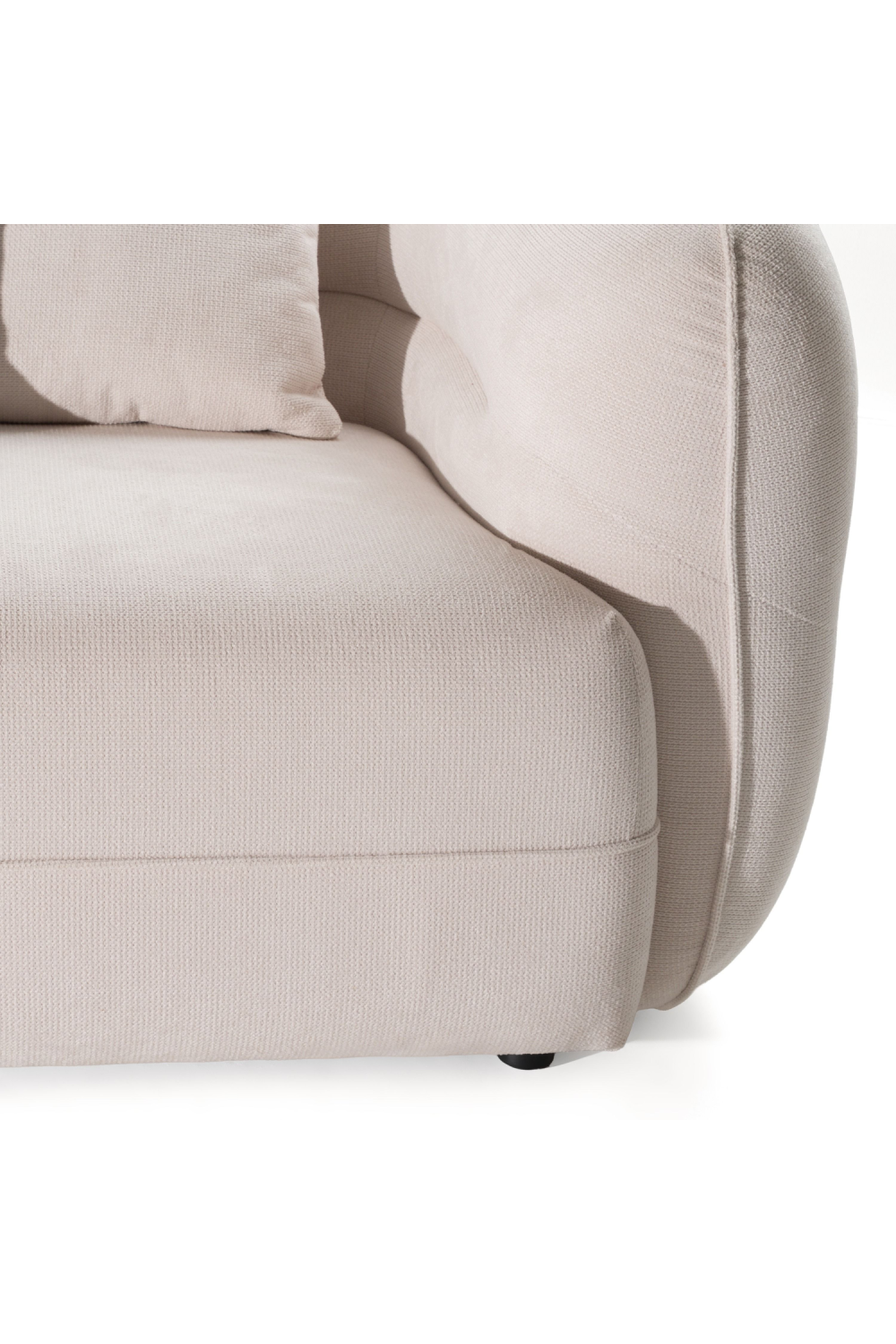   White Curved Sectional Sofa | Oroa.com