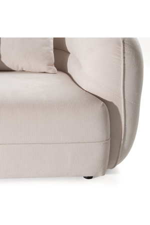   White Curved Sectional Sofa | Oroa.com
