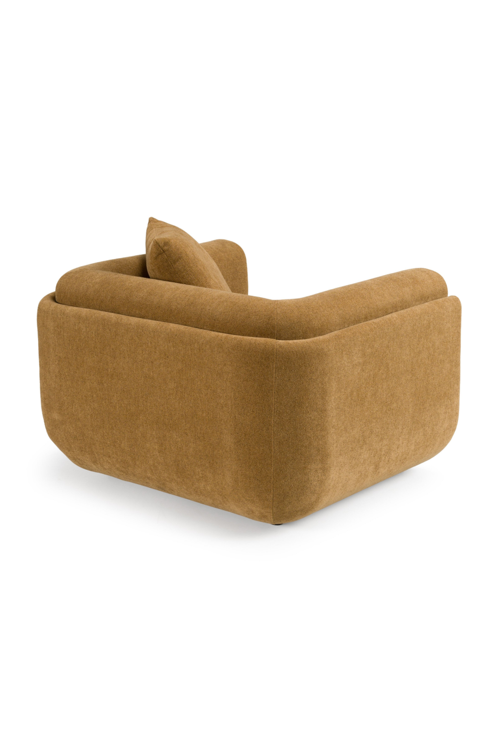   Orange Fabric Lounge Chair | Oroa.com