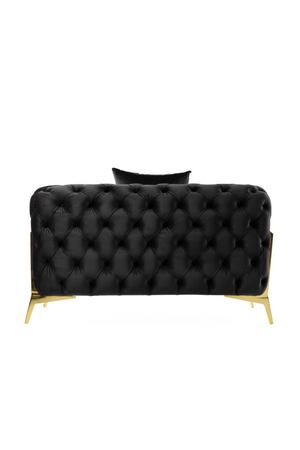  Button-Tufted Velvet Lounge Chair | Oroa.com