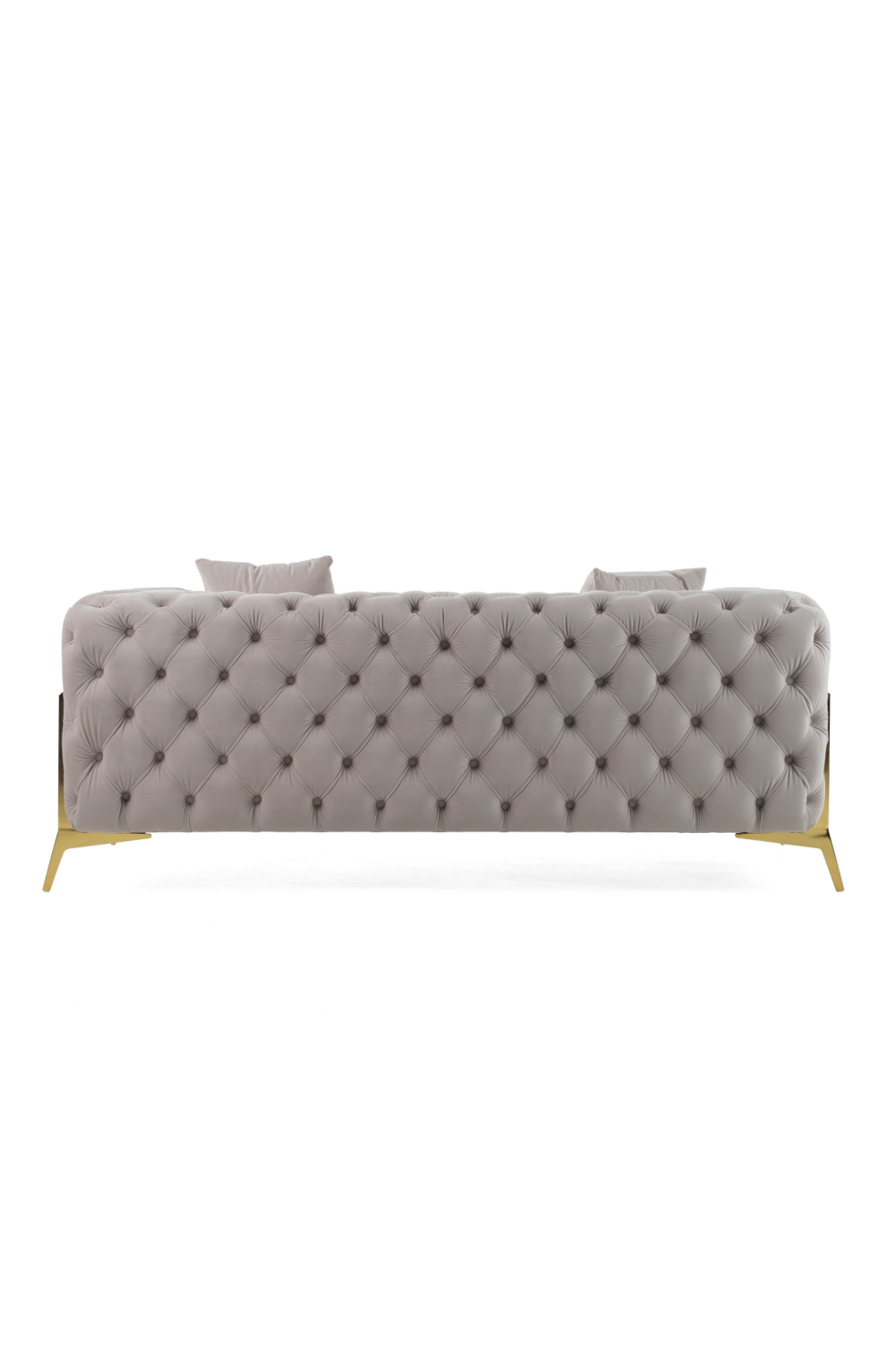   Button-Tufted Velvet Loveseat | Oroa.com