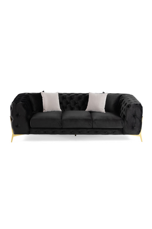   Button-Tufted Velvet Sofa | Oroa.com