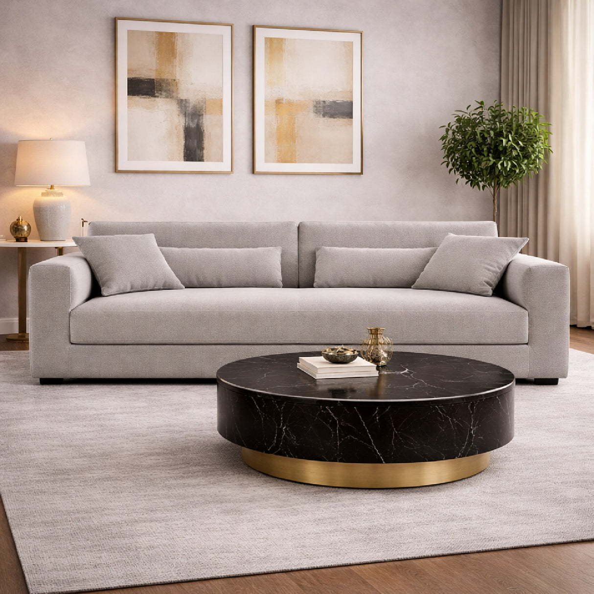   Gray Fabric Sofa | Oroa.com