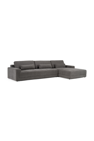   Gray Right-Facing Sectional Sofa | Oroa.com