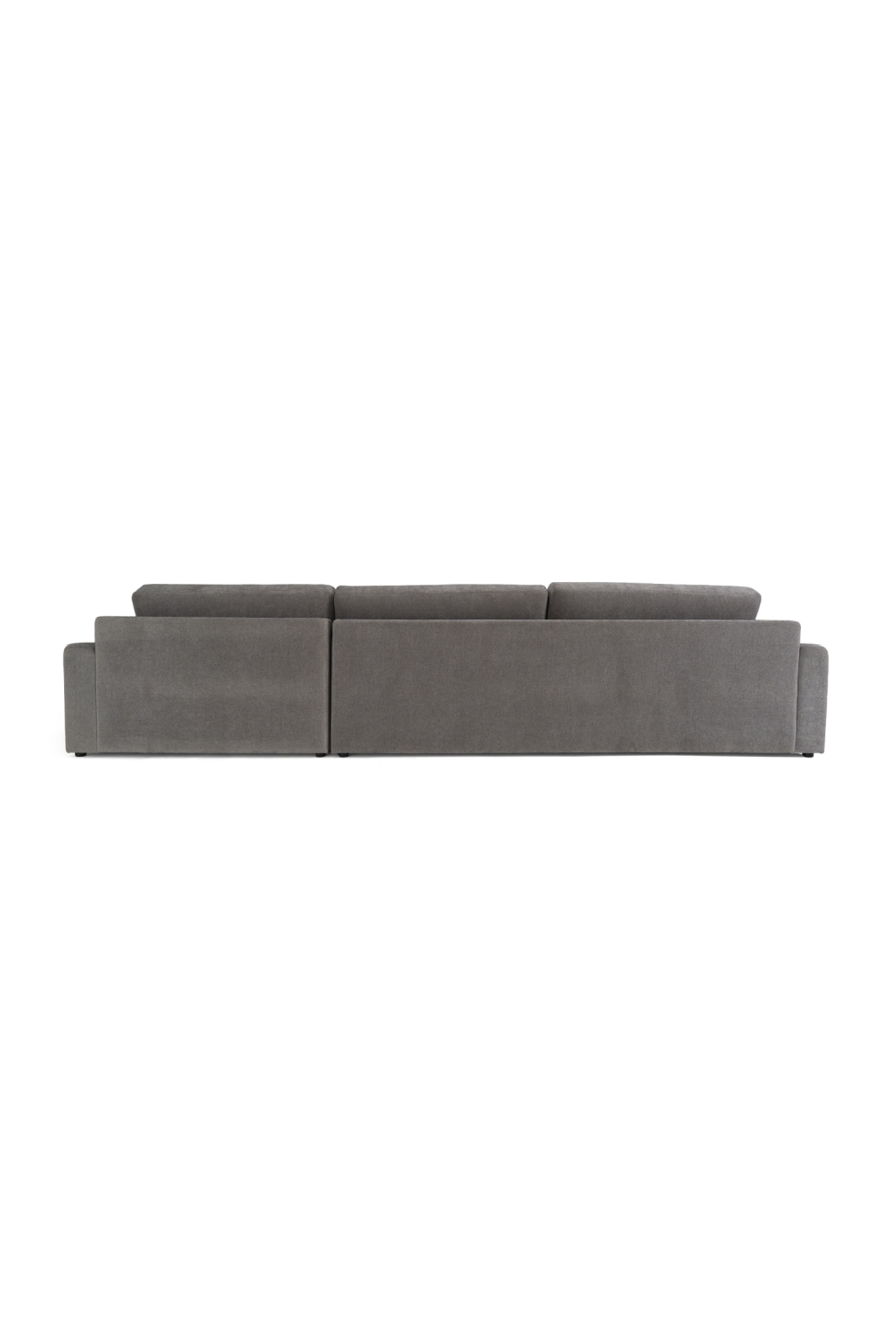   Gray Right-Facing Sectional Sofa | Oroa.com