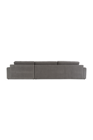   Gray Right-Facing Sectional Sofa | Oroa.com