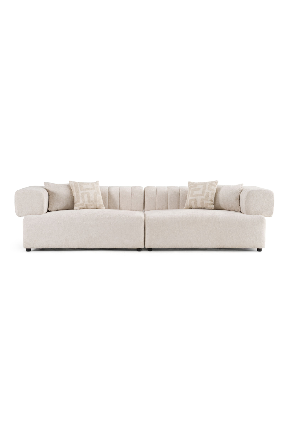   Square-Armed 2-Piece Sofa | Oroa.com