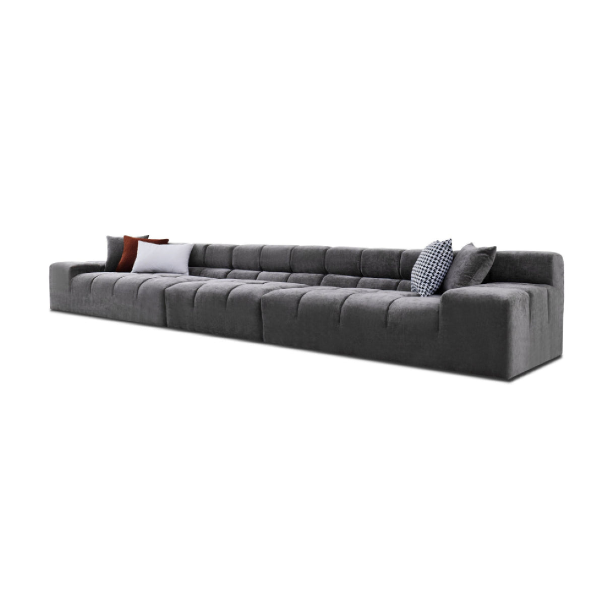   Gray Tufted Sofa | Oroa.com