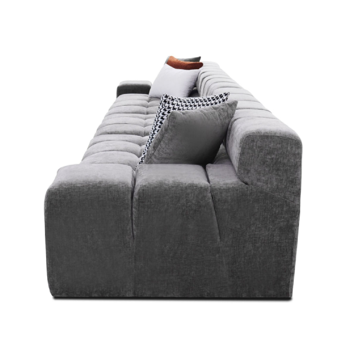   Gray Tufted Sofa | Oroa.com
