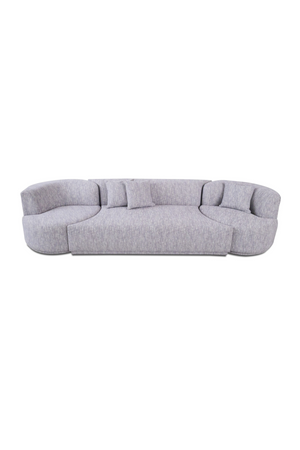   Gray 4-Seater Sofa with Swirling Chairs | Oroa.com