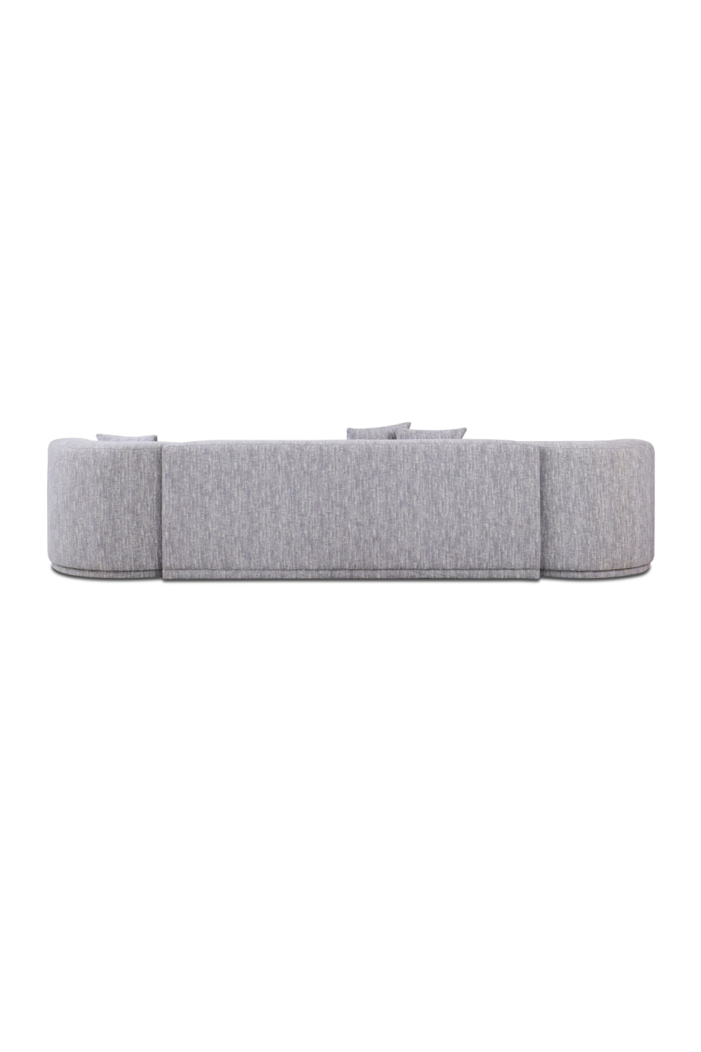   Gray 4-Seater Sofa with Swirling Chairs | Oroa.com