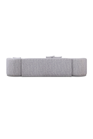   Gray 4-Seater Sofa with Swirling Chairs | Oroa.com