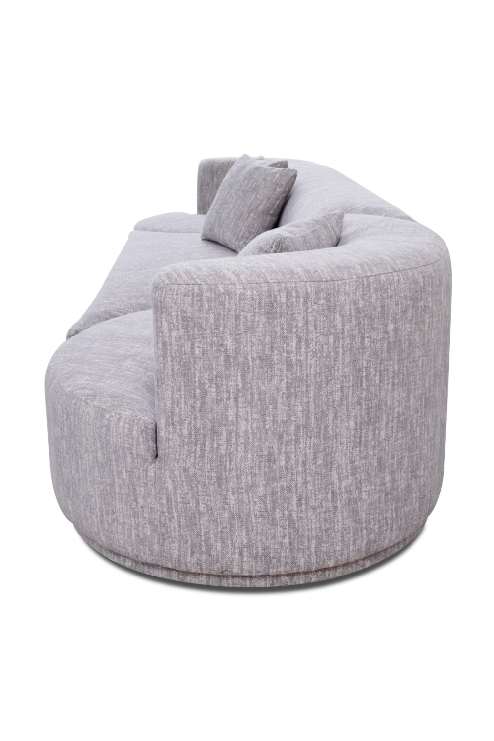   Gray 4-Seater Sofa with Swirling Chairs | Oroa.com