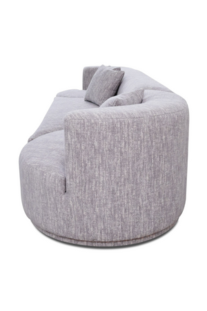   Gray 4-Seater Sofa with Swirling Chairs | Oroa.com