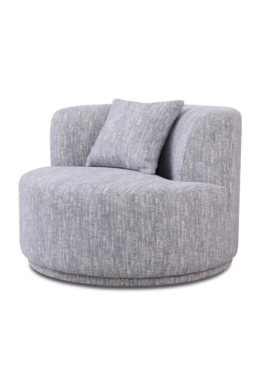   Gray 4-Seater Sofa with Swirling Chairs | Oroa.com
