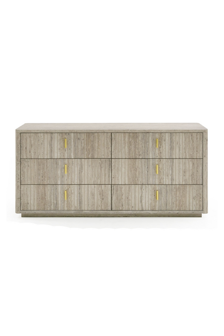   Travertine 6-Drawer Dresser | Oroa.com