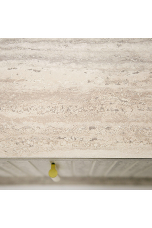   Travertine Inspired 1-Drawer Nightstand | Oroa.com