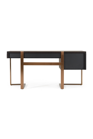   Rosegold Framed 3-Drawer Desk | Oroa.com