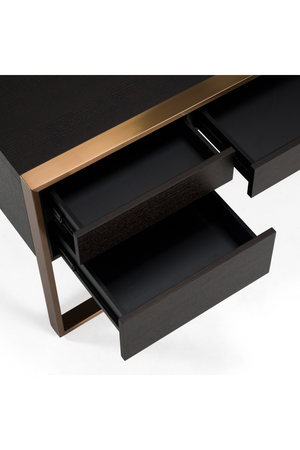   Rosegold Framed 3-Drawer Desk | Oroa.com