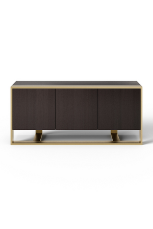   Wenge Veneer 3-Door Sideboard | Oroa.com