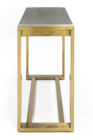  Brass Framed Console Table | Oroa.com