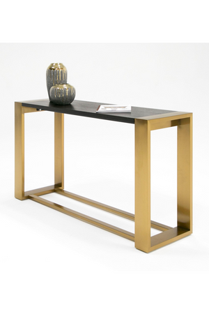   Brass Framed Console Table | Oroa.com