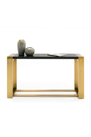   Brass Framed Console Table | Oroa.com