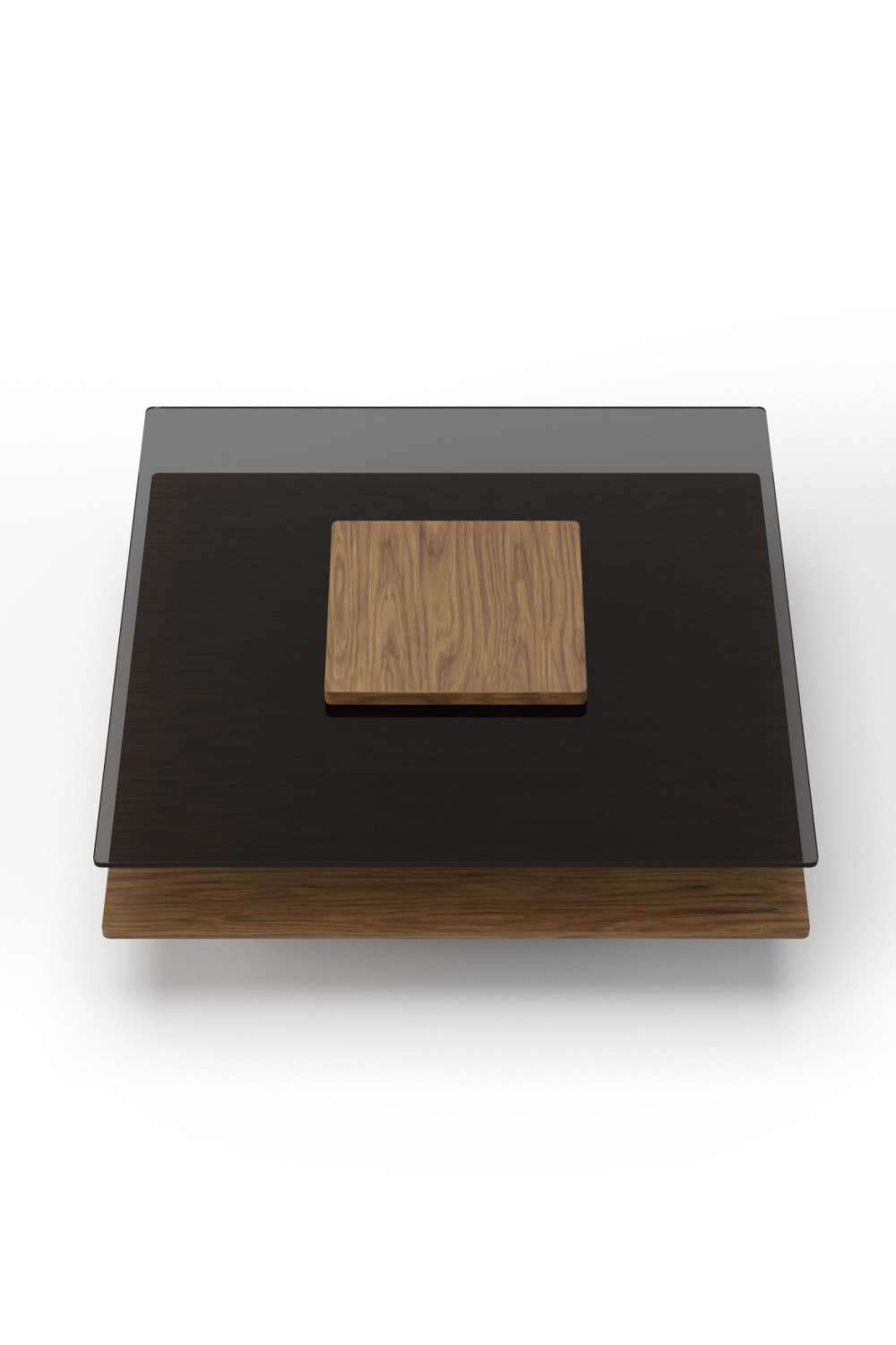   Glass & Wood Coffee Table | Oroa.com