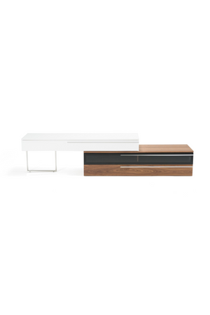   White & Walnut TV Stand | Oroa.com