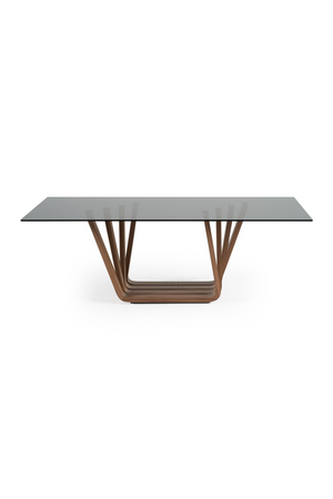   Gray Glass Dining Table | Oroa.com