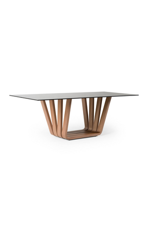   Gray Glass Dining Table | Oroa.com
