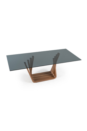   Gray Glass Dining Table | Oroa.com