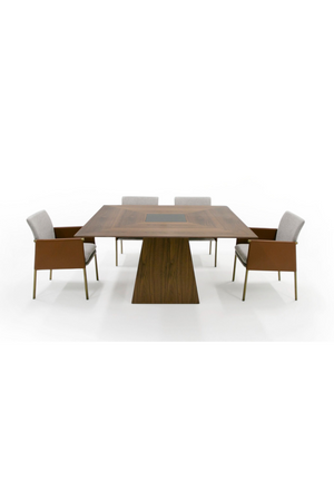   Pedestal Base Square Dining Table | Oroa.com