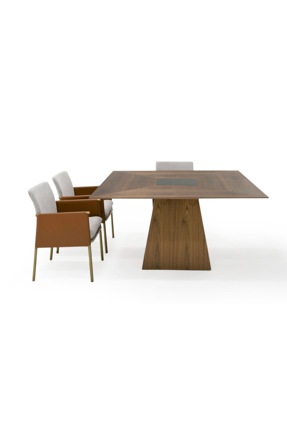   Pedestal Base Square Dining Table | Oroa.com