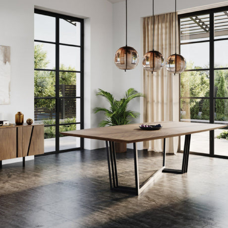   Rectangular Walnut Dining Table | Oroa.com