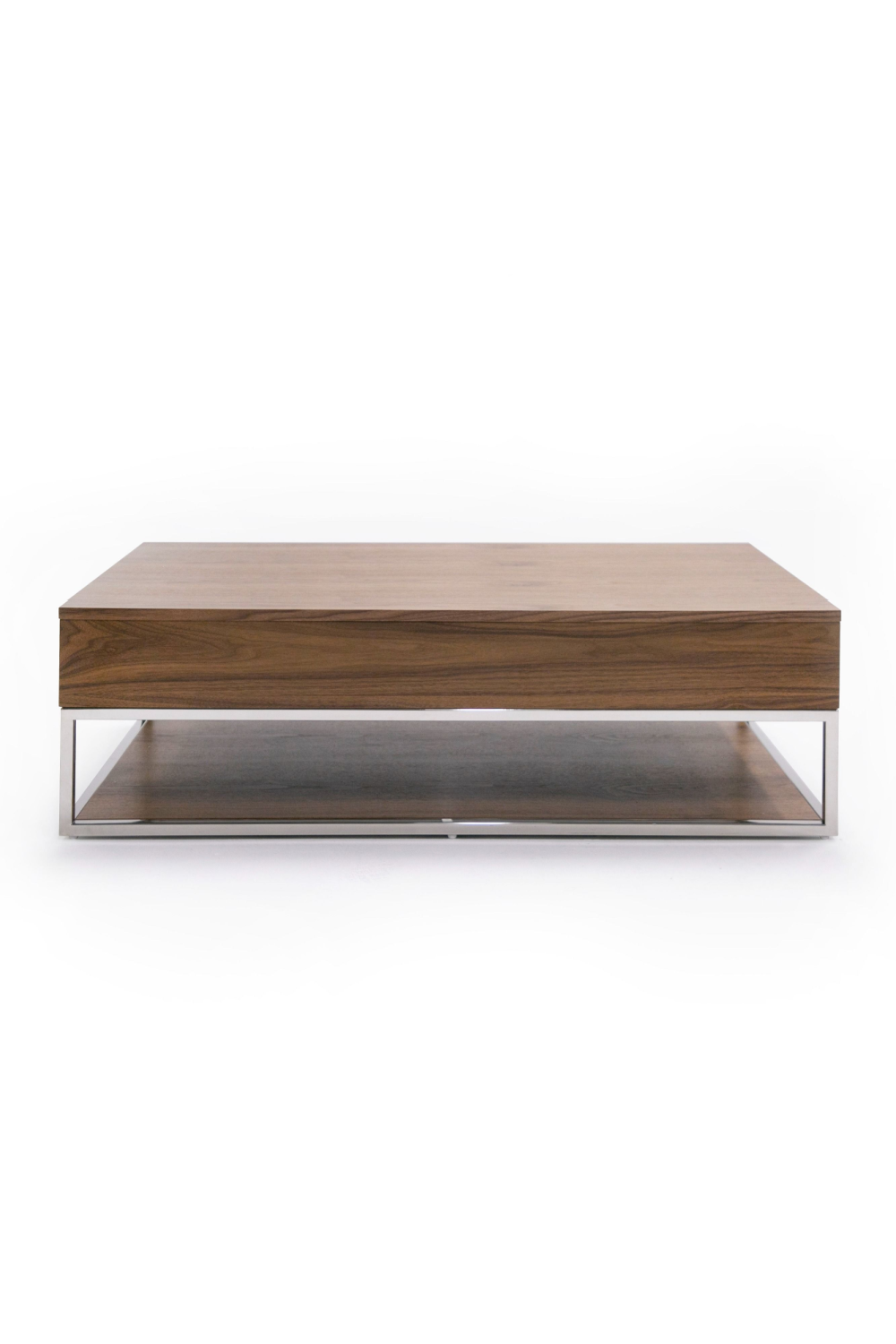   Walnut Veneer 2-Drawer Coffee Table | Oroa.com