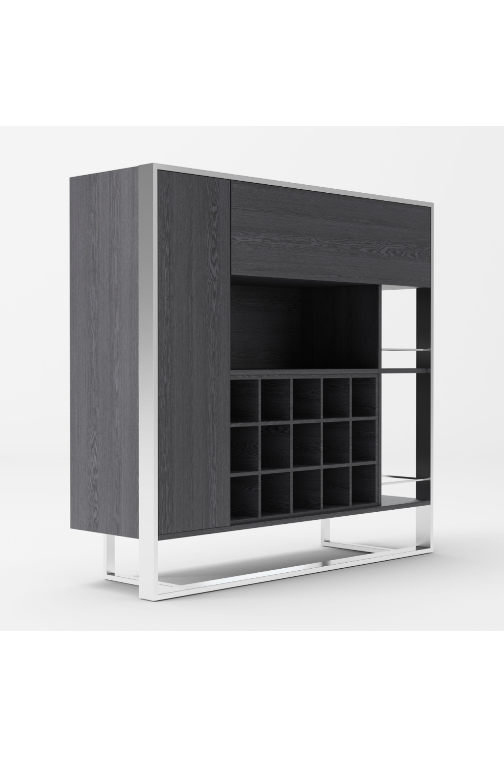   Gray Elm Wine Cabinet | Oroa.com