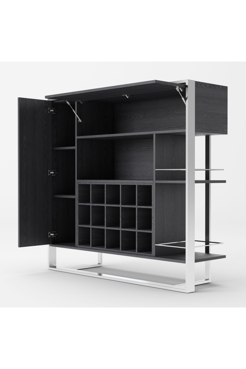   Gray Elm Wine Cabinet | Oroa.com
