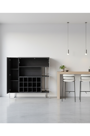   Gray Elm Wine Cabinet | Oroa.com