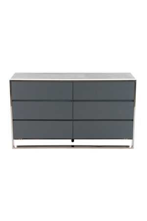  Gray Elm 6-Drawer Dresser | Oroa.com