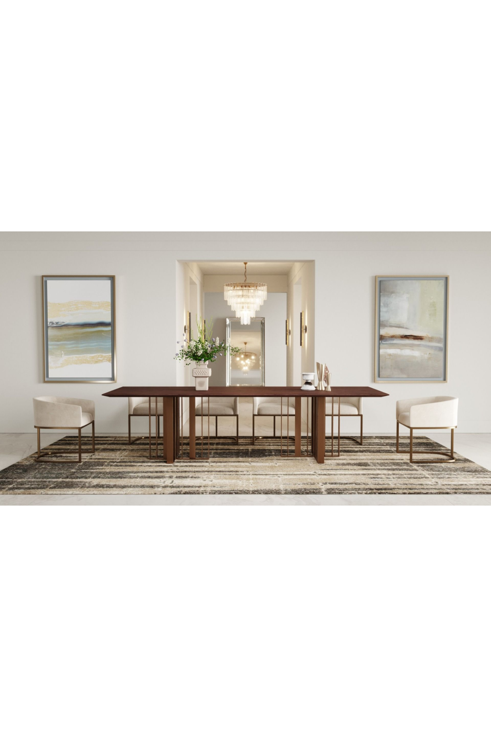   Wenge Oak Dining Table | Oroa.com