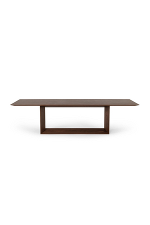   Walnut Veneer Dining Table | Oroa.com