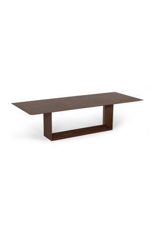   Walnut Veneer Dining Table | Oroa.com