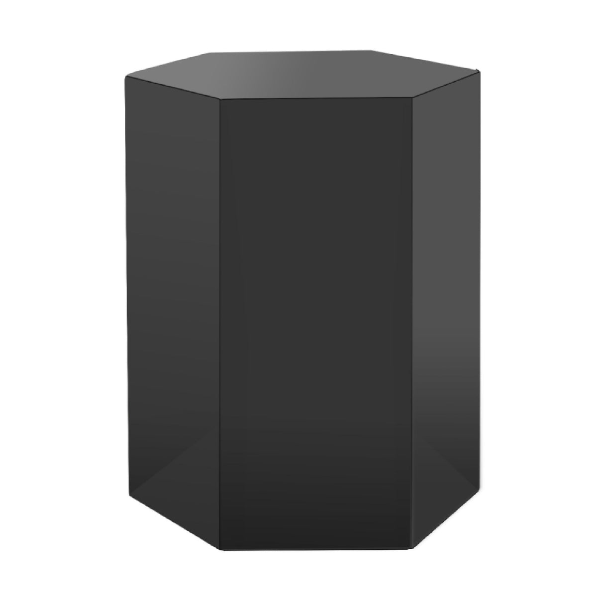   Hexagonal Gray End Table L | Oroa.com